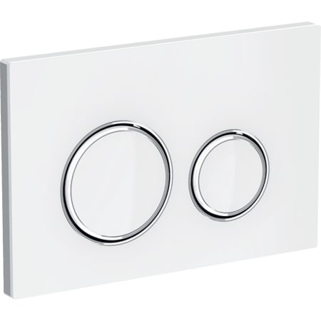 CLAPET? DE AC?IONARE GEBERIT SIGMA21, STICLA  LAVA, CROM LUCIOS